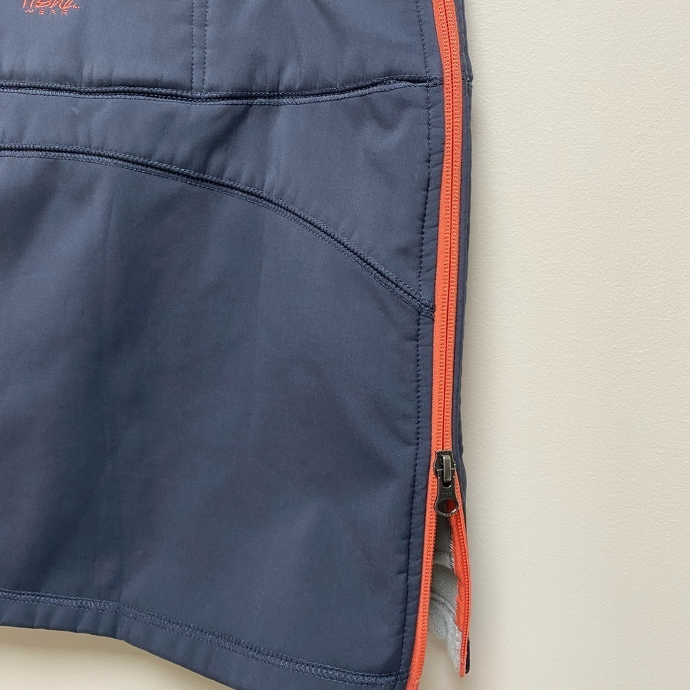 FisheWear Allagash Soft-Shell Fleece Lined Skirt Grey/Coral Small - Picture 3 of 7